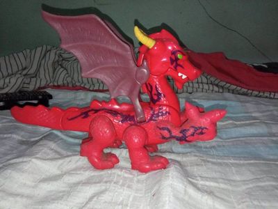 Brinquedo Dragão Vermelho Imaginext