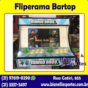 Super Fliperama Bartop - Mais de 3.000 Jogos