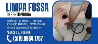 Desentupidora / Limpa Fossa / Encanador Porto Alegre