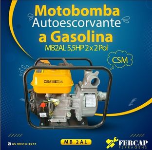 Motobomba Autoescorvante a Gasolina Mb2al 5,5hp 2 X 2 Pol. - Csm
