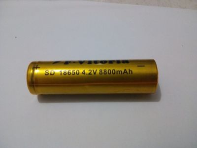 Bateria 18650 para Lanterna Tática Nova