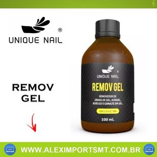 Remov Gel Removedor de Alongamentos 100ml Unique Nail