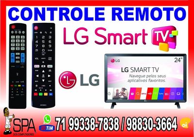 Controle Remoto TV Smart, Lcd, Plasma e Led Lg em Salvador BA