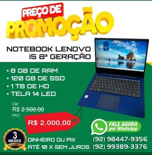 Vendo Notebook Lenovo