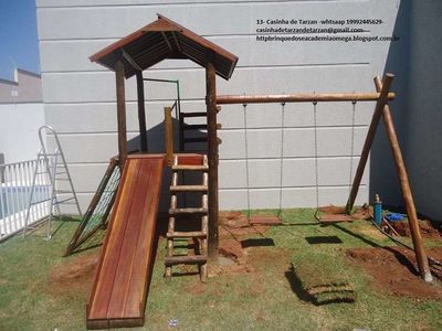 Casinha de Tarzan Playground Poupar Espaço Ligue /wtsaap