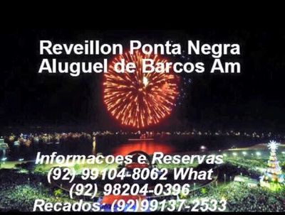 Reveillon Ponta Negra Manaus AM Barcos