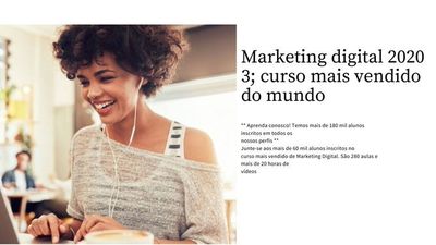 Marketing Digital Completo 2020, 3 Curso Mais Vendido no Mundo
