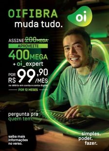 Internet Oi Fibra - Valor Promocional Exclusivo para o Estado do RJ