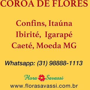 Coroa de Flores Confins MG Floricultura Venda Coroa Cemitério Confins