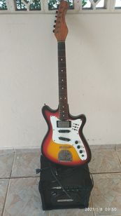 Guitarra Tonante Modelo Fender + Amp Wattsom