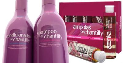 Kit Chantily Azenka (shampoo, Condicionador e 1 Ampola 15ml)