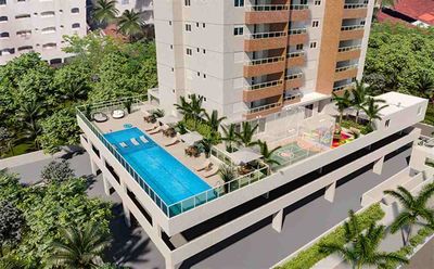 Apartamento com 75.95 m² - Astúrias - Guaruja SP