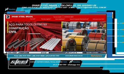 Bobina de Aço com a Dhabi Steel Brasil