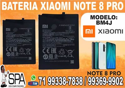 Bateria Bm4j para Xiaomi Redmi Note 8 Pro em Salvador BA