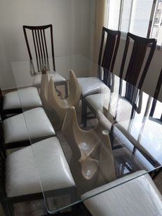 Mesa de Jantar com 8 Cadeiras