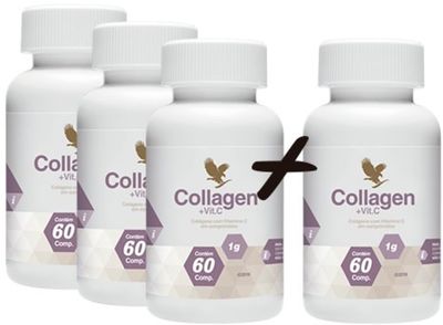 Collagen Plus - Suplemento Nutracêutico - Kit c/ 4 Potes