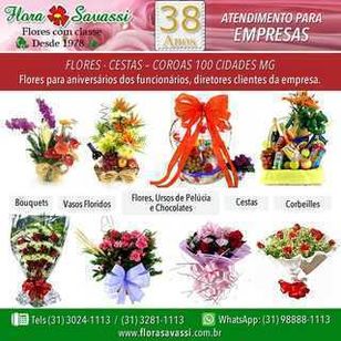 Santa Luzia MG Floricultura Enviar Flores Cesta de Café e Coroas