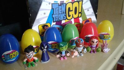 Bonecos Miniaturas Teen Titans