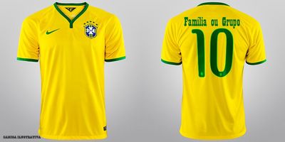Camisa do Brasil Personalizada