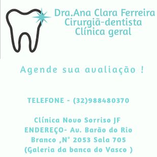 Dra Ana Clara Ferreira - Clínica Geral