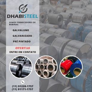 Bobina Galvalume Dhabi Steel