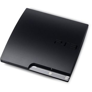 PS3 Slim 320gb com Jogos sem Controle Usado