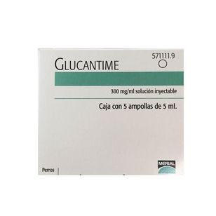 Caixa Glucantime Solução Injetável Contra a Leishmanioses