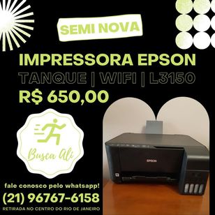 Impressora Epson Tanque Wifi - Modelo L3150 -semi Nova