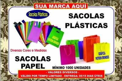 Sacolas Plasticas P Lojas