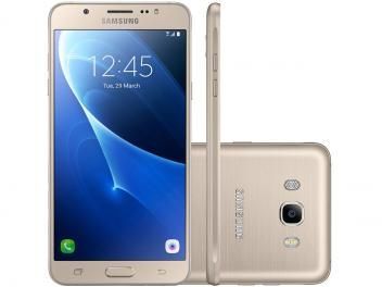 Smartphone Samsung Galaxy J7 Metal 16gb Dourado Dual Chip 4g Câm 13mp + Selfie 5mp Flash