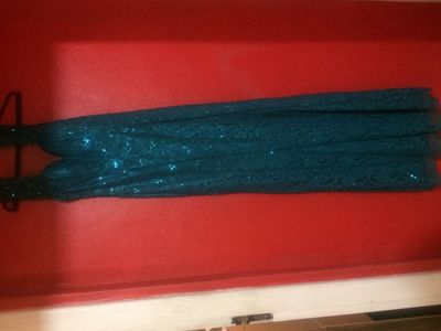 Vestido de Festa Azul Tiffani