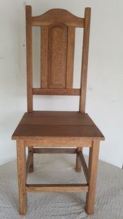 "10 Cadeiras Rústicas de Madeira Maciça em Angelim"