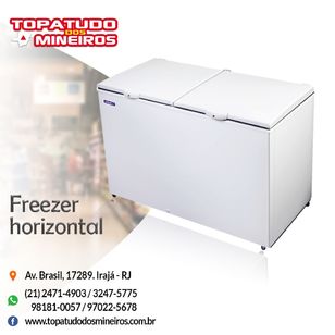 Freezer Horizontal com Tampa Cega