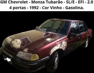 GM Chevrolet - Monza Tubarão - Sl/e - Efi - 2.0 - 4 Portas - 1992 -