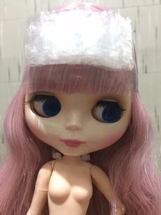 Boneca Blythe Doll Articulada Cabelo Rosa