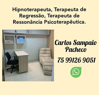 Hipnoterapeuta Carlos Sampaio Pacheco Feira de Santana BA