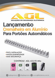 Cremalheiras de Aluminio para Portões Automáticos