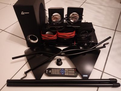 Home Theater 5 Cxs Som + Woffer + DVD
