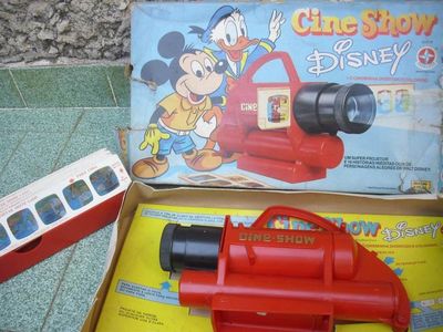 Cine Show Disney Estrela Toy Brinquedo Antigo na Caixa C 16 Estorinhas