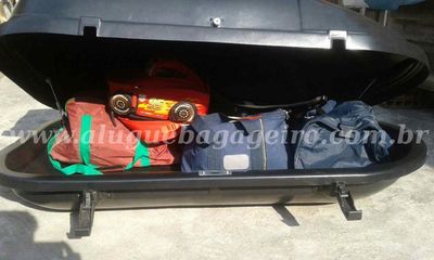 Aluguel de Bagageiro de Teto Thule Jetbag Camper Motobul