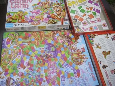 Lote de Peças do Jogo de Tabuleiro Candy Land Original Hasbro