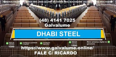 Maior Distribuidor de Galvalume no Digital Dhabi Steel
