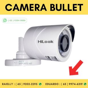 Câmera de Segurança Bullet Hilook Infravermelho 20 Metros 4 em 1 720p
