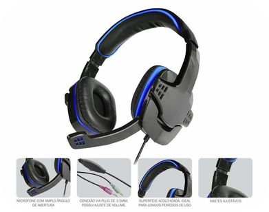 Headset Gamer Profissional Ar-s501 K-mex Novo na Caixa