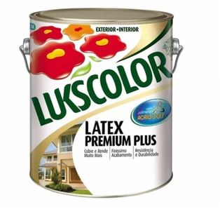 Tinta Latex Premium Plus Branco Lukscolor 3,6 L