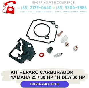 Kit Reparo Carburador Yamaha 25 / 30 Hp / Hidea 30 Hp