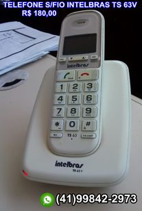 Telefone Intelbras Ts 63v