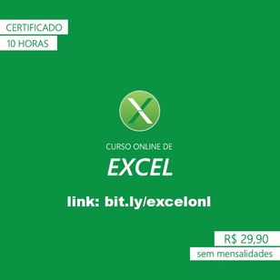 Curso de Excel 100% Online