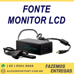 Fonte para Monitor Lcd Plug P8 Kairos - Lcd1240