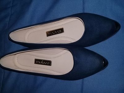 Sapato Moleca Novo Azul Marinho C Ponteira